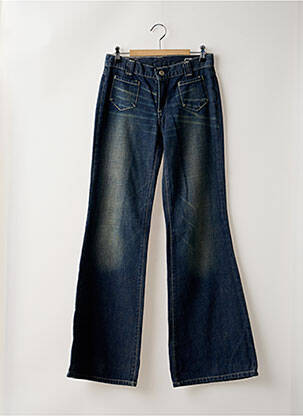 Jean coupe flare taille normale taille normale bleu DDP femme