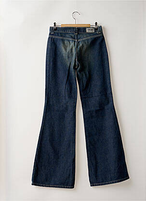 Jean coupe flare taille normale taille normale bleu DDP femme