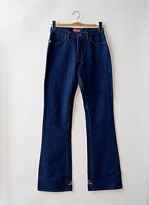 Jean coupe flare taille normale taille normale bleu FIORUCCI femme