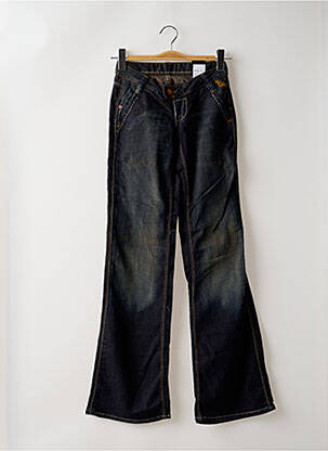 Jeans bootcut stretch taille basse bleu GSUS femme