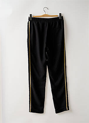 Pantalon droit taille élastique taille normale noir LA FEE MARABOUTEE femme