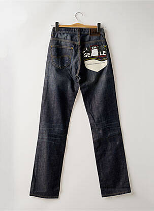 Jeans coupe droite fermeture boutonnée sur le devant taille normale bleu LEE homme
