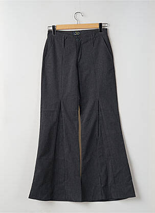 Pantalon flare taille normale taille normale gris BE YOU K femme