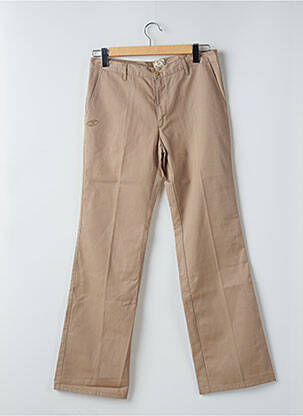 Pantalon chino tissage popeline taille normale beige BE YOU K femme