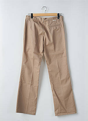 Pantalon chino tissage popeline taille normale beige BE YOU K femme