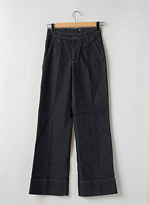 Jeans coupe droite fermeture zippée sous rabat boutonné taille normale noir CHEAP MONDAY homme