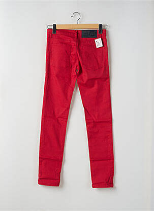 Pantalon slim stretch taille normale rouge CHEAP MONDAY femme