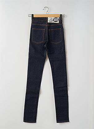 Jeans coupe slim tissage brut taille haute bleu CHEAP MONDAY femme