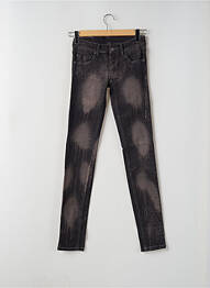 Jeans coupe slim stretch taille normale gris CHEAP MONDAY femme