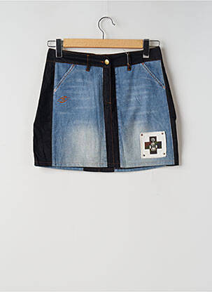 Jupe courte poches bleu BE YOU K femme