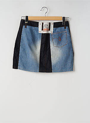 Jupe courte poches bleu BE YOU K femme