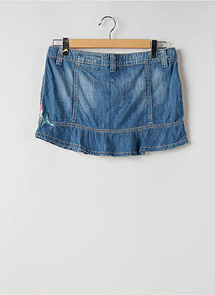 Mini-jupe taille normale bleu TEDDY SMITH femme