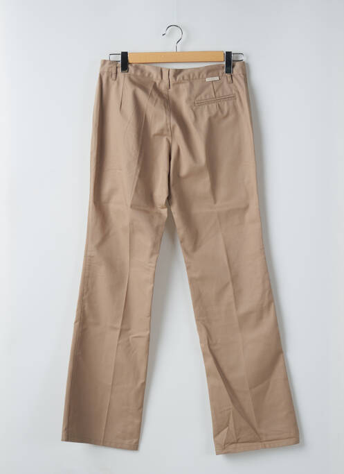 Pantalon chino tissage popeline taille normale beige BE YOU K femme