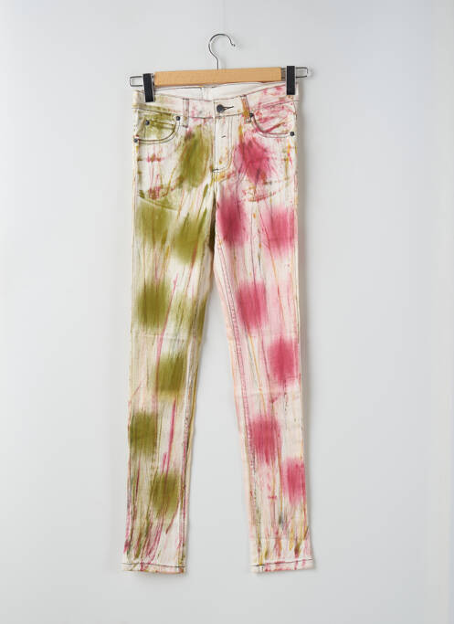 Pantalon slim stretch taille normale vert CHEAP MONDAY femme