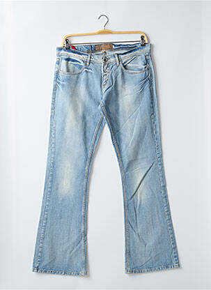Jeans bootcut stretch taille basse bleu FREEMAN T.PORTER femme