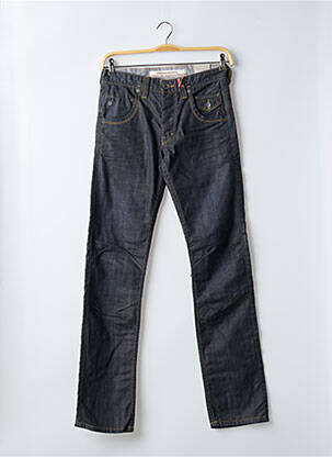 Jeans coupe slim fermeture boutonnée sur le devant taille normale bleu FREEMAN T.PORTER homme