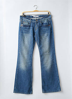 Jeans bootcut stretch taille basse bleu FREEMAN T.PORTER femme