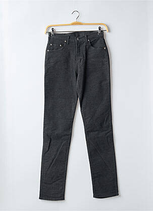 Pantalon slim taille haute taille haute gris CIMARRON femme