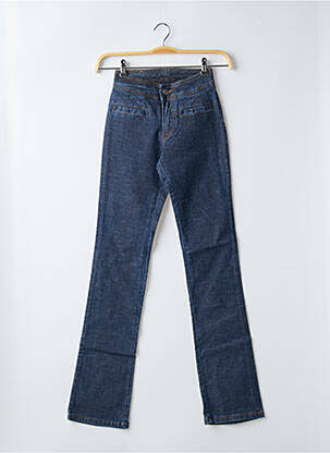 Jeans coupe slim stretch taille haute bleu CIMARRON femme