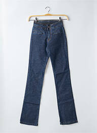 Jeans coupe slim stretch taille haute bleu CIMARRON femme