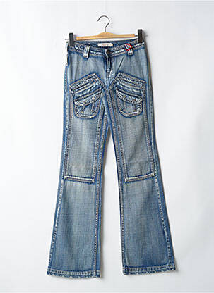 Jeans bootcut poches bleu SCHOOL RAG femme