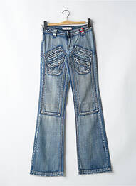 Jeans bootcut poches bleu SCHOOL RAG femme