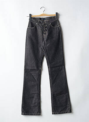 Jeans coupe droite poches gris SCHOOL RAG femme