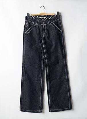 Jeans coupe droite poches bleu SCHOOL RAG femme