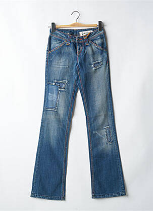 Jeans coupe slim poches bleu TEDDY SMITH femme
