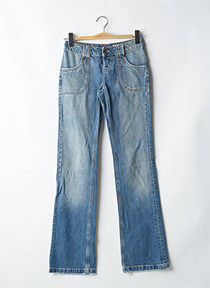 Jeans coupe slim poches bleu TEDDY SMITH femme