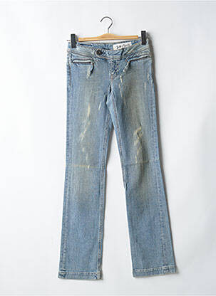 Jeans coupe slim poches bleu TEDDY SMITH femme