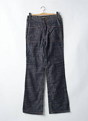Jeans coupe droite fermeture boutonnée sur le devant bleu TEDDY SMITH homme