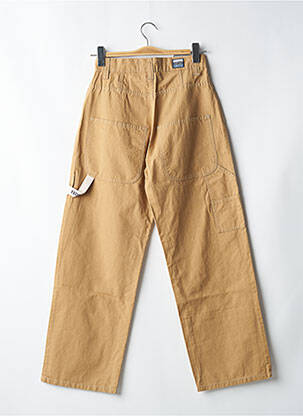 Pantalon droit fermeture zippée sous rabat boutonné beige TEDDY SMITH femme