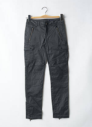 Pantalon cargo poches taille basse gris TEDDY SMITH femme