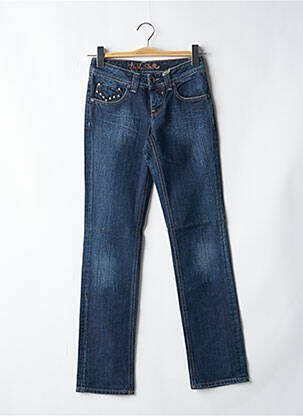 Jeans coupe slim poches bleu TEDDY SMITH femme