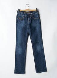 Jeans coupe slim poches bleu TEDDY SMITH femme