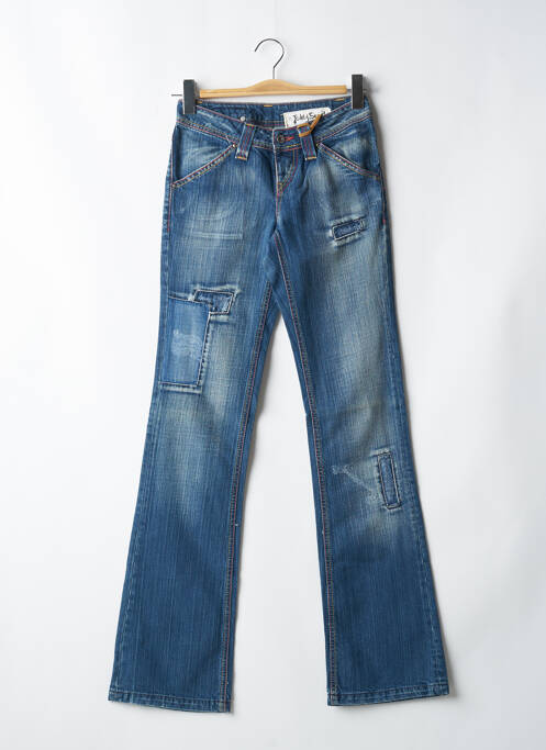 Jeans coupe slim poches bleu TEDDY SMITH femme