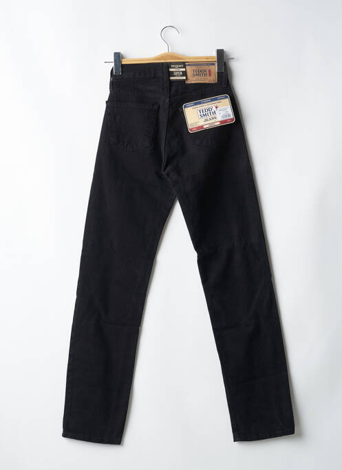 Jeans coupe droite poches noir TEDDY SMITH femme