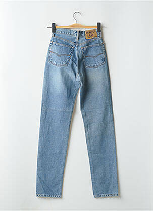 Jeans coupe slim tissage brut taille haute bleu REDWOOD femme
