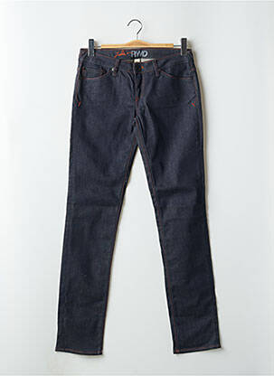 Jeans coupe droite stretch taille basse bleu REDWOOD femme