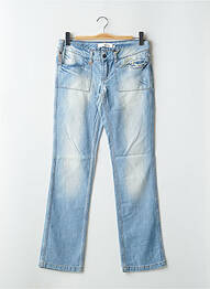 Jeans bootcut poches taille basse bleu SCHOOL RAG femme