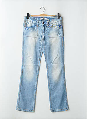 Jeans bootcut poches taille basse bleu SCHOOL RAG femme
