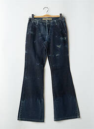 Jeans bootcut poches taille basse bleu SCHOOL RAG femme