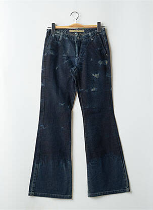 Jeans bootcut poches taille basse bleu SCHOOL RAG femme