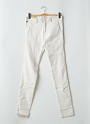 Pantalon chino stretch taille normale beige SCOTCH & SODA homme