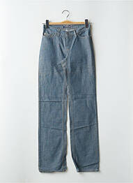Jeans coupe droite taille basse taille basse bleu SCHOOL RAG femme