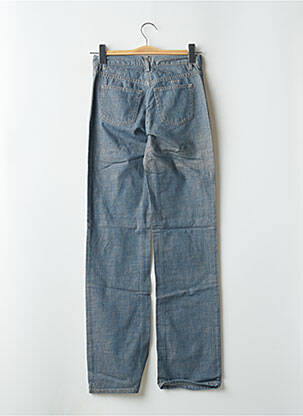Jeans coupe droite stretch taille basse bleu SCHOOL RAG femme