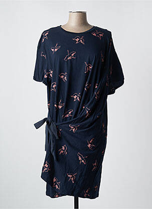 Chemise de nuit sérigraphie bleu ARMEDANGELS femme