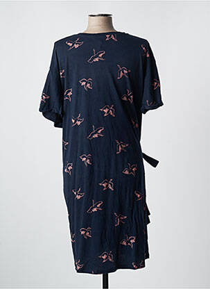 Chemise de nuit sérigraphie bleu ARMEDANGELS femme