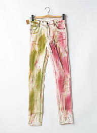 Jeans coupe slim stretch taille normale vert CHEAP MONDAY femme